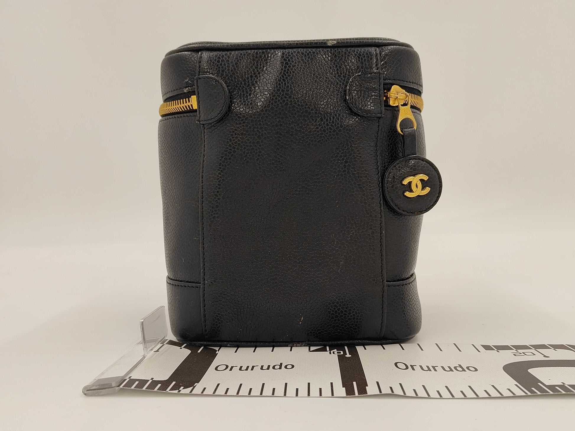 CHANEL Caviar Skin Vanity Bag