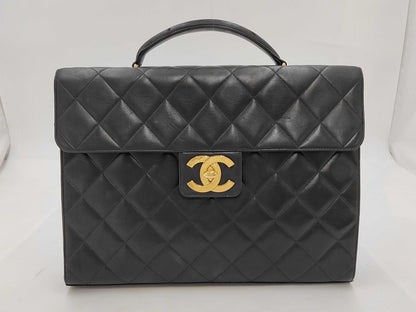 CHANEL briefcase business bag