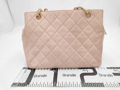 CHANEL Caviar Skin Shoulder Bag