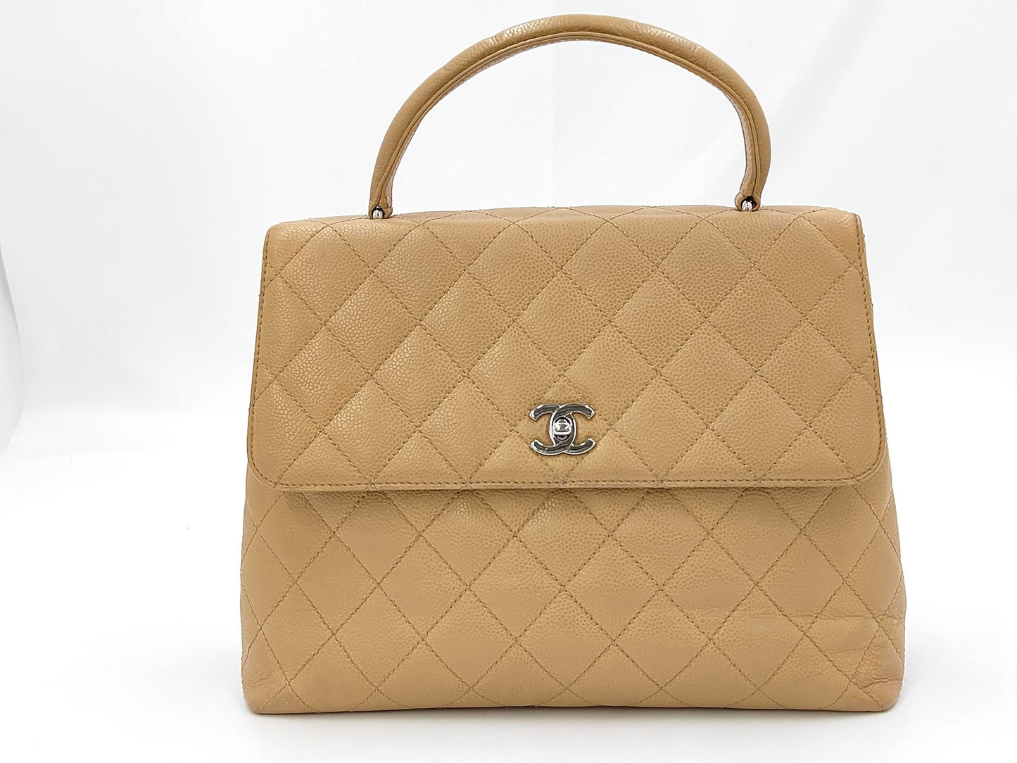 CHANEL Caviar Skin Handbag