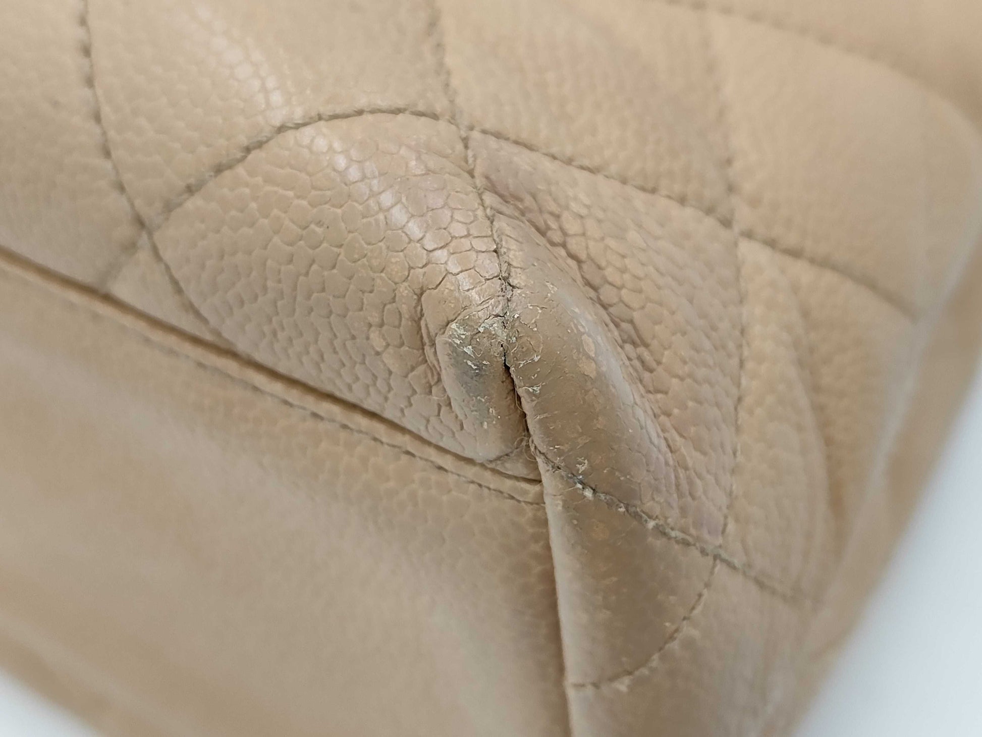 CHANEL Caviar Skin Handbag