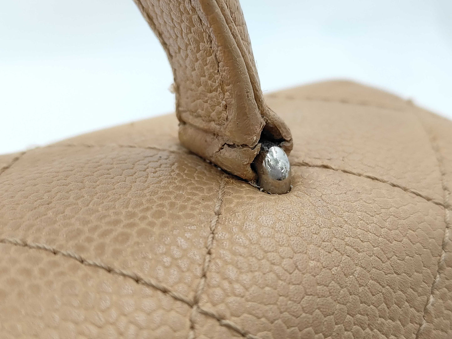 CHANEL Caviar Skin Handbag