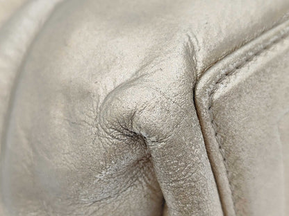 CHANEL Coco Cocoon Hand Leather Gold Handbag