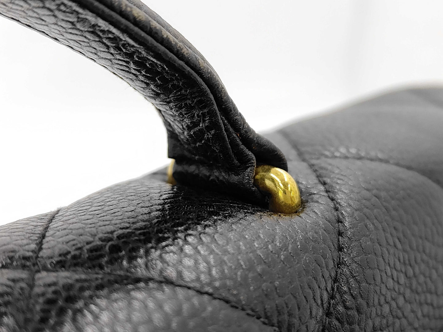 CHANEL Briefcase Caviar Skin Business Bag