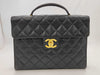 CHANEL Briefcase Caviar Skin Business Bag