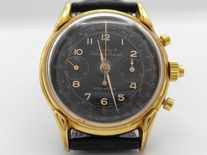 Derby & Chardenbrand Index Mobile Landeron Cal.248 Split Seconds Manual Winding Men's Watch