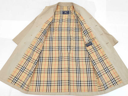 Burberrys Nova Check Trench Coat D-TK9237 Coat