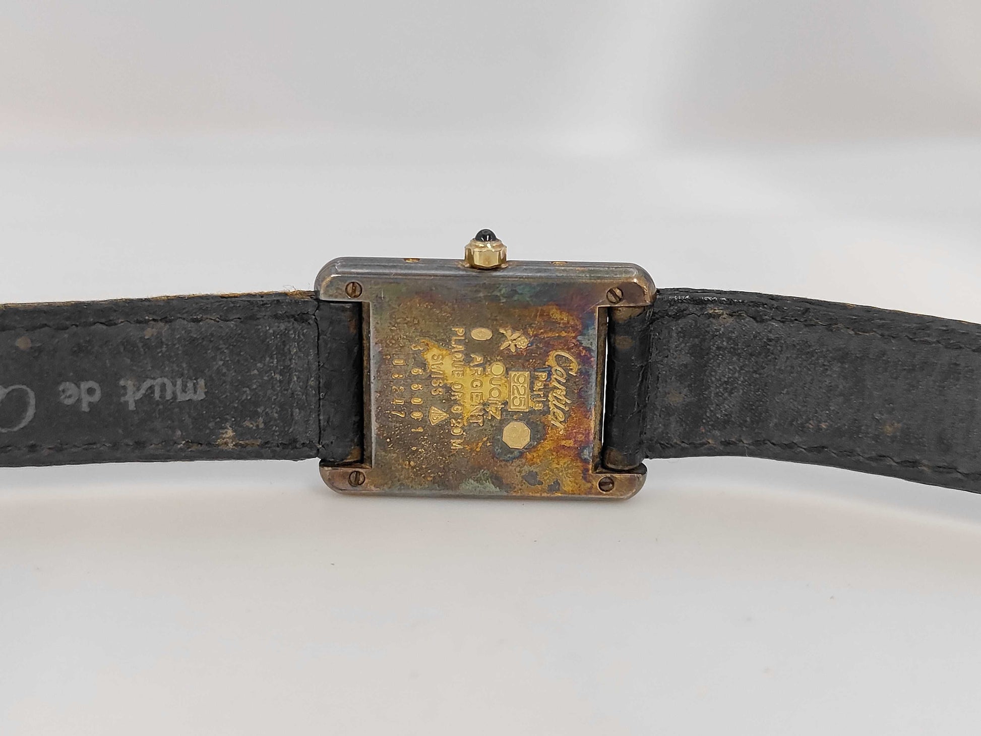 Cartier Must Tank 366001 08247 Quartz Women's Watch