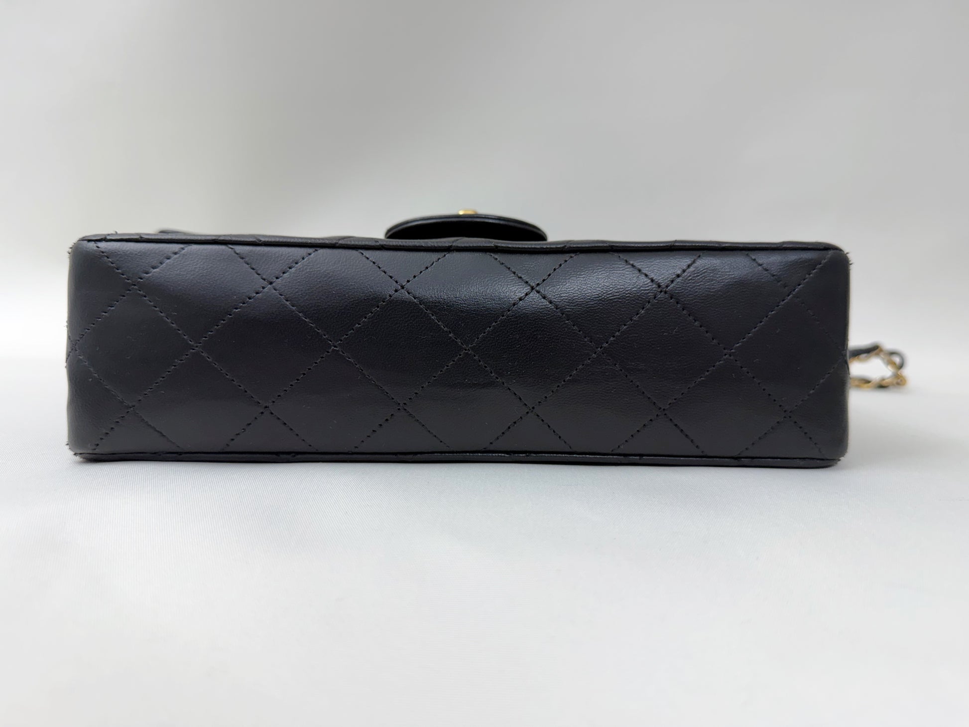 CHANEL CHANEL Lambskin Matelasse 23 Double Flap Double Chain Shoulder Bag Black Shoulder Bag