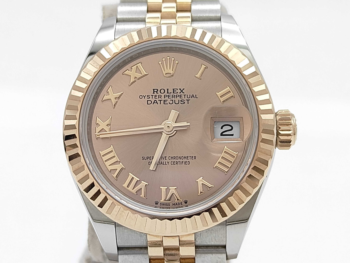 ROLEX 279171 470PF719 Jubilee Pink Roman Dial Women's Watch