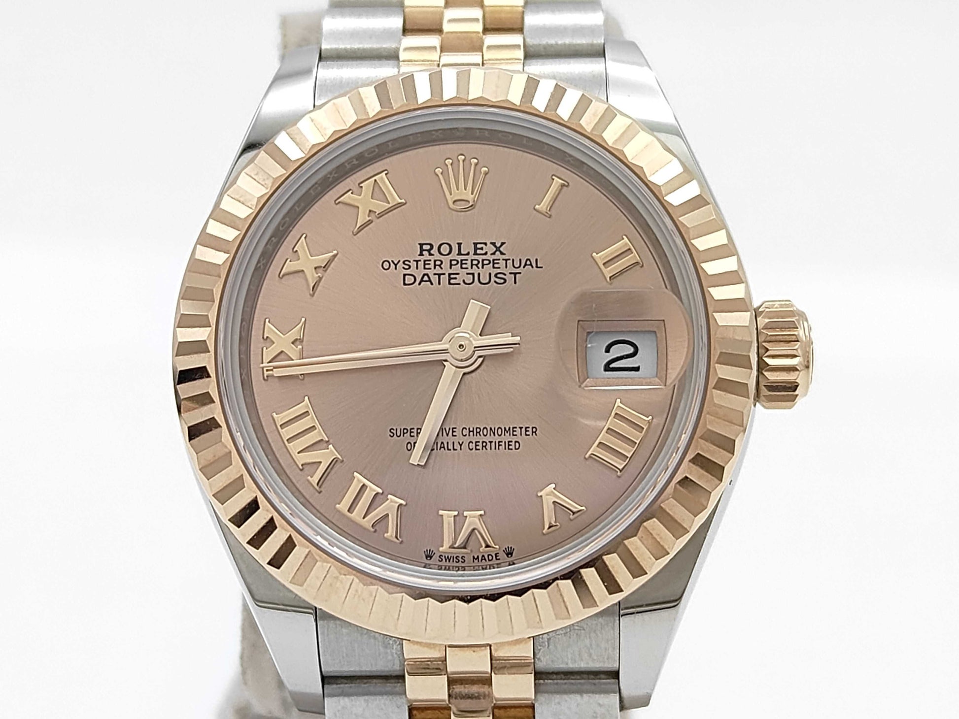ROLEX 279171 470PF719 Jubilee Pink Roman Dial Women's Watch