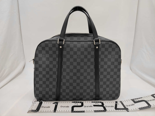 LOUIS VUITTON Damier Graphite N48118 Yorn Handbag