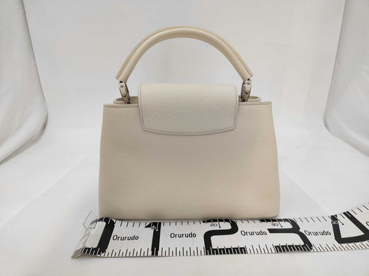 LOUIS VUITTON Taurillon Leather M54264 Capucines MM Handbag