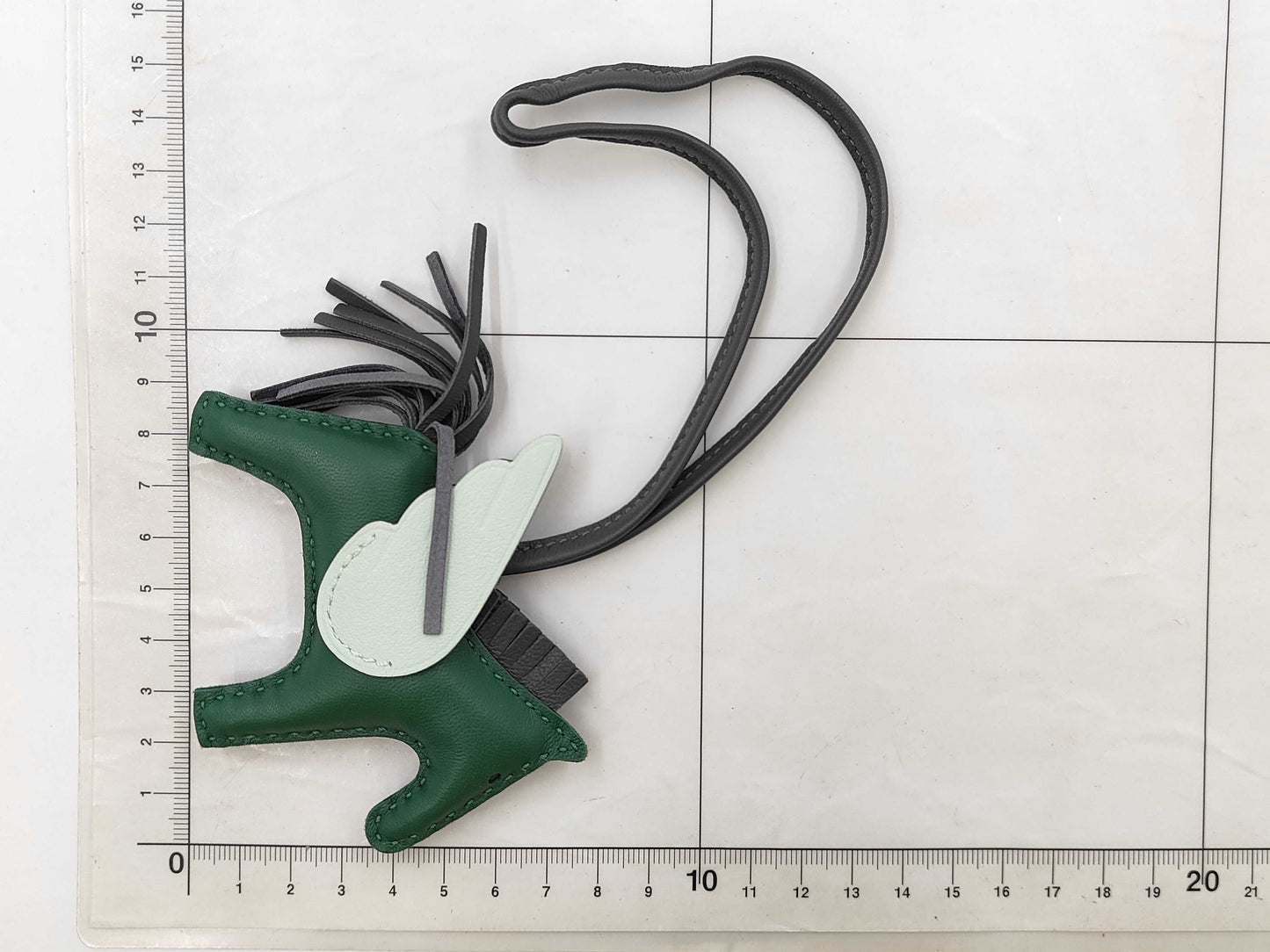 HERMES Rodeo Pegasus PM Vert Moyen Ardoise Vert Peppermint W Stamp Other Accessories