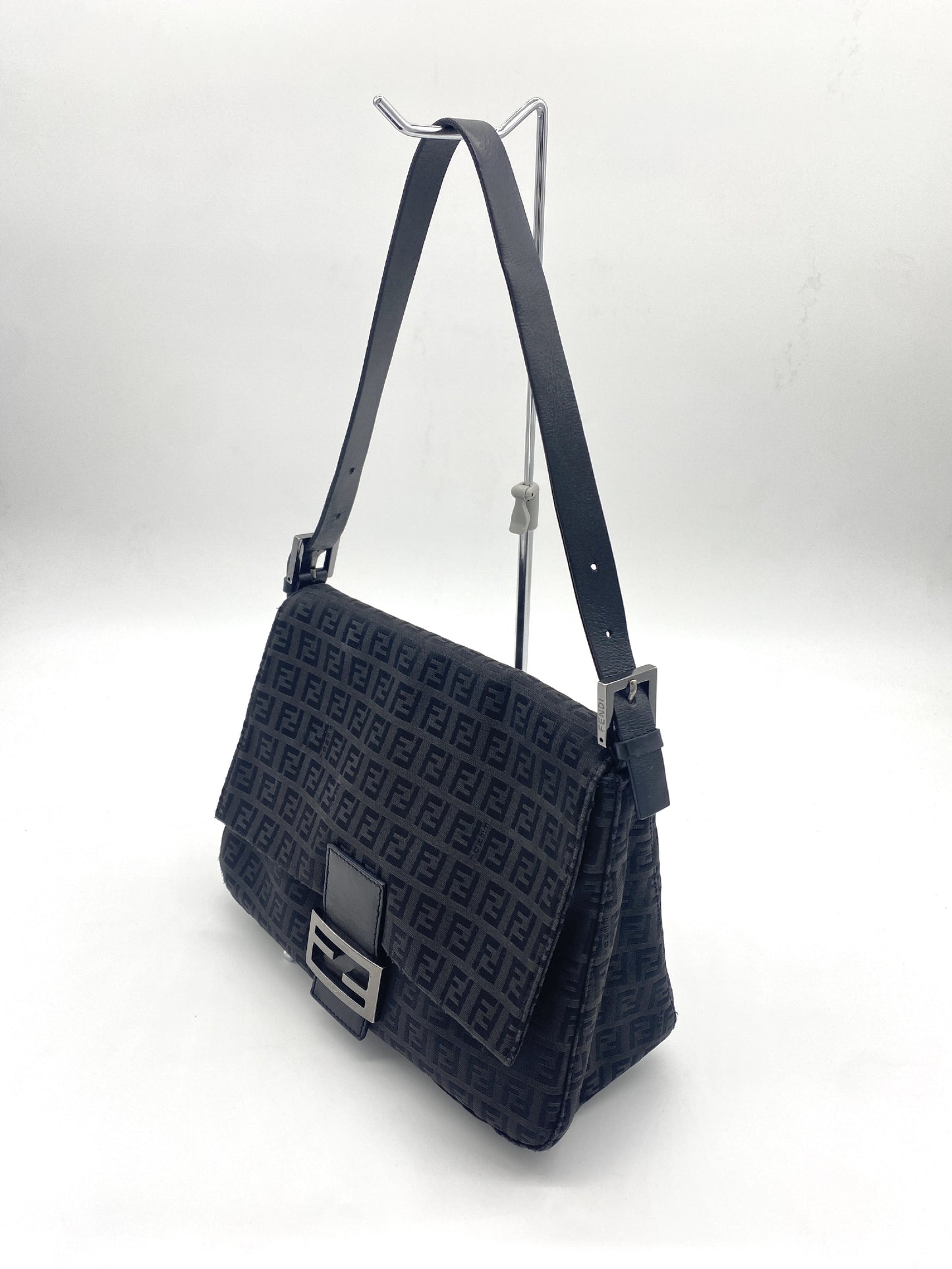 FENDI Zucchino Mamma Bucket Shoulder Bag