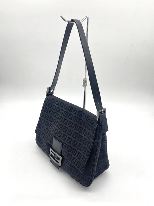 FENDI Zucchino Mamma Bucket Shoulder Bag