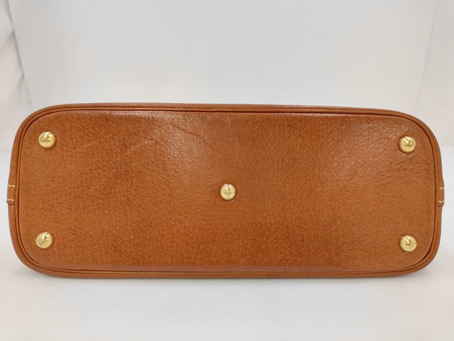 HERMES Bolide 31 Brown Handbag with GD Hardware and D Stamp