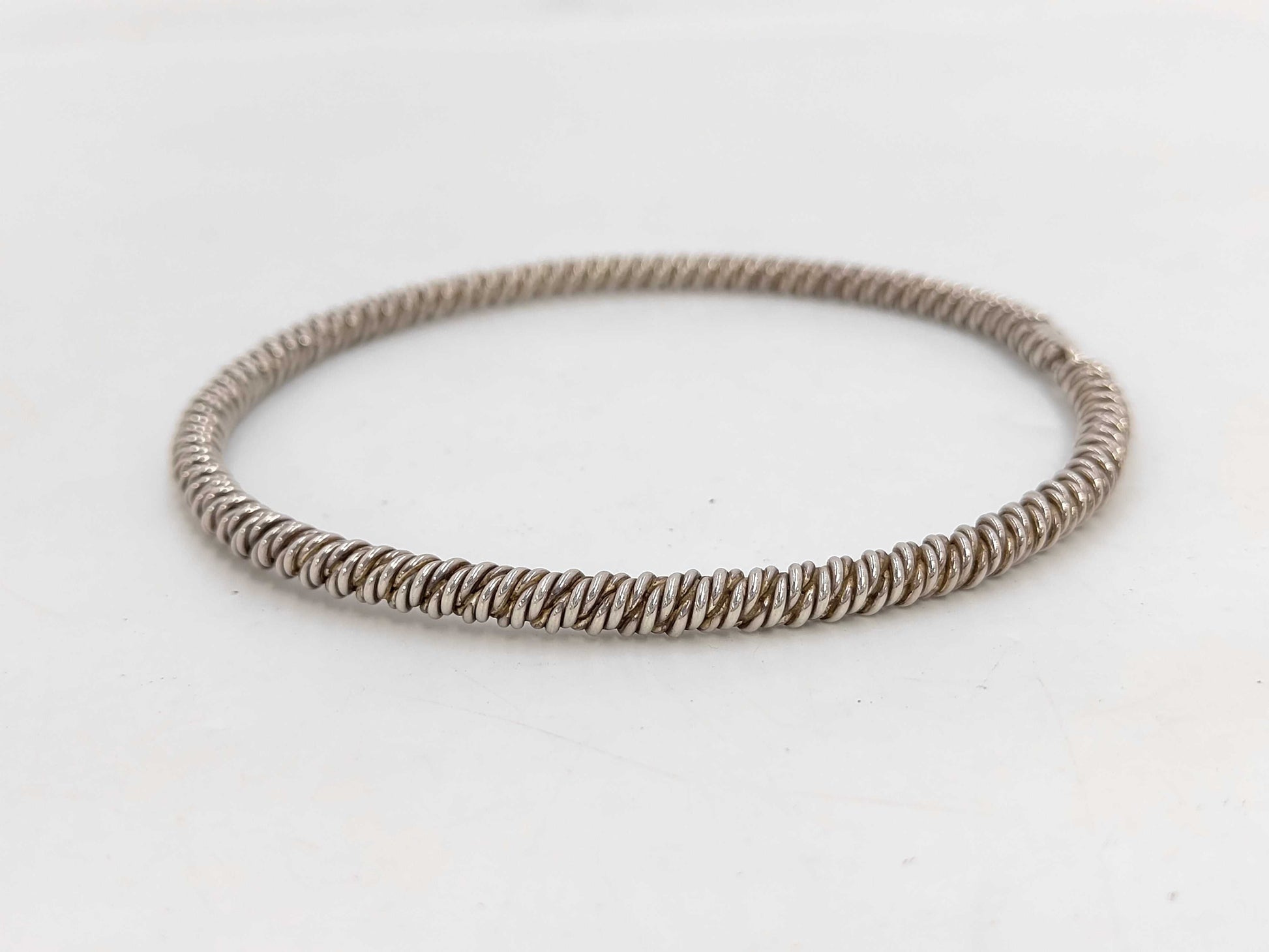 HERMES Twist Choker Necklace 925 39cm Necklace