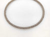 HERMES Twist Choker Necklace 925 39cm Necklace