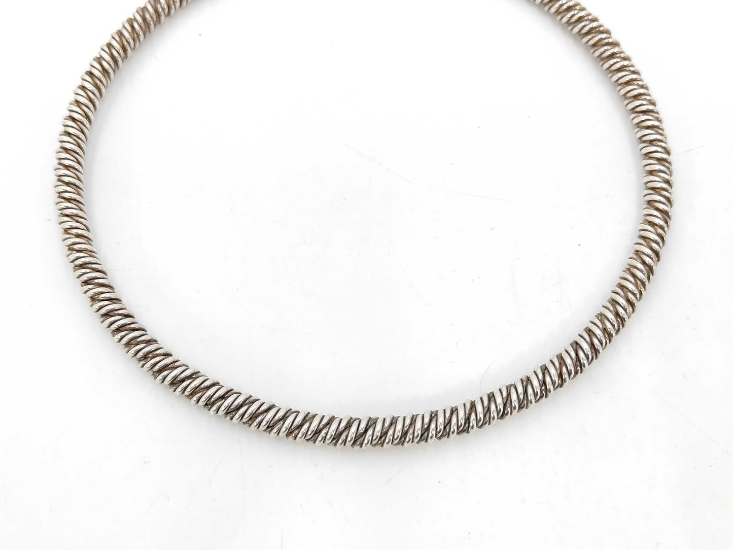 HERMES Twist Choker Necklace 925 39cm Necklace