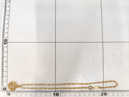 CHANEL CHANEL Rhinestone Necklace Coco Mark 1982 Necklace