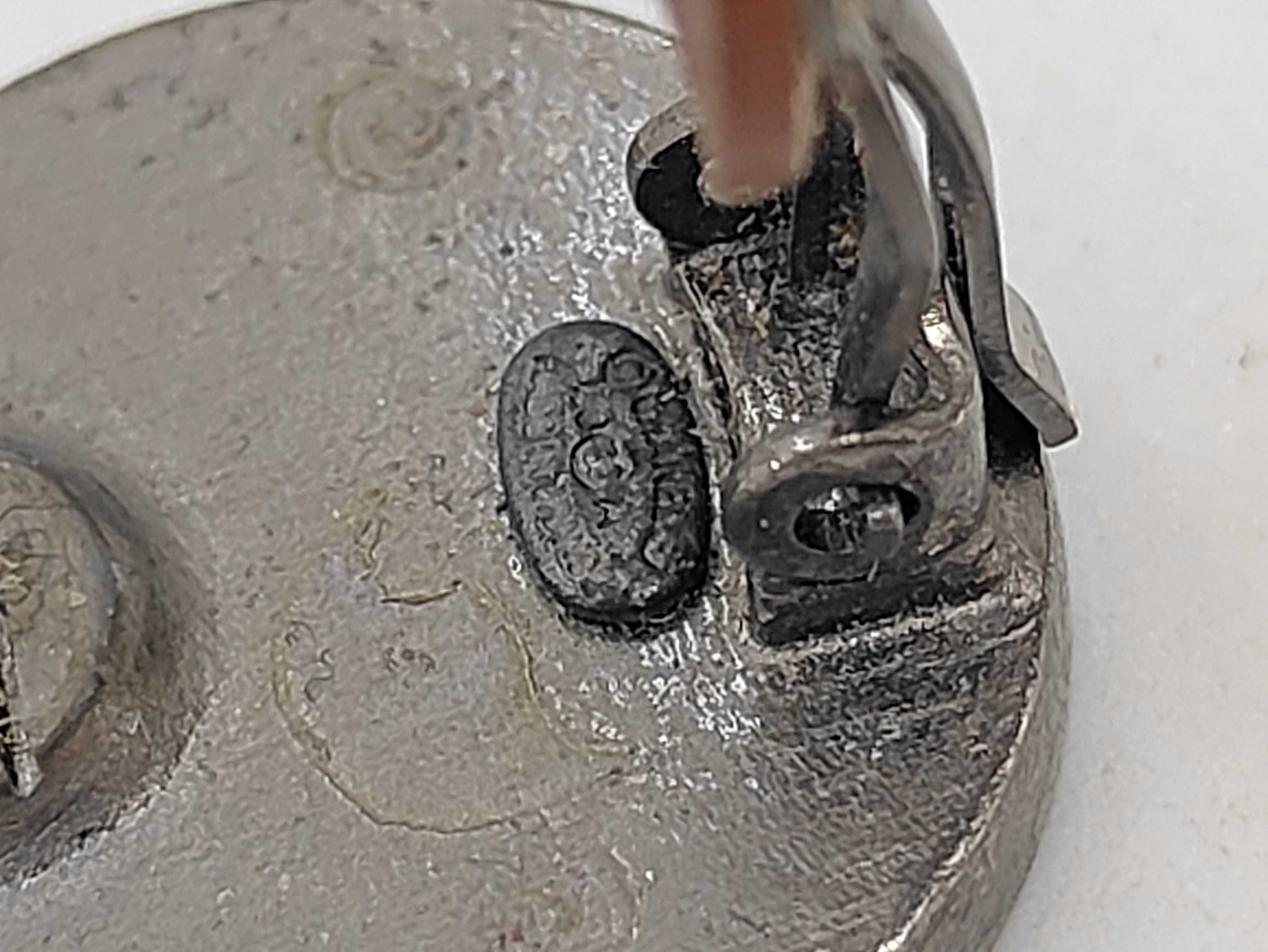 CHANEL CHANEL Earrings Leather Coco Mark Earrings