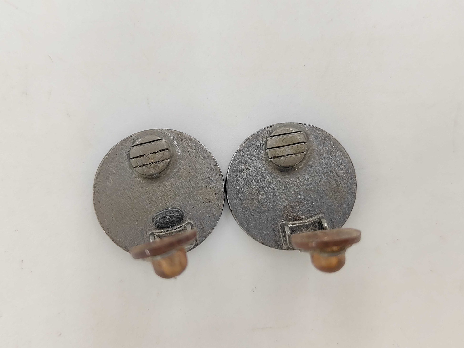 CHANEL CHANEL Earrings Leather Coco Mark Earrings