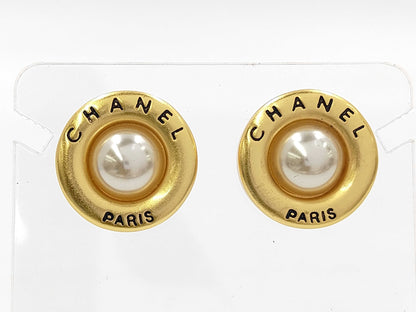 CHANEL CHANEL Earrings Pearl Earrings