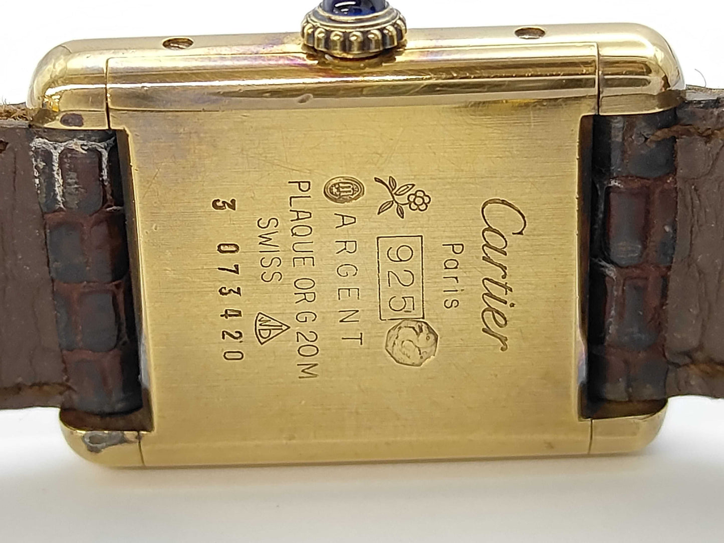 Cartier Must Tank 3073420 Manual Winding Women's Watch