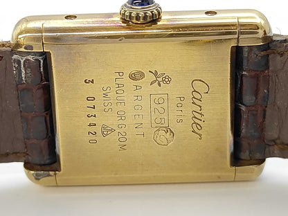 Cartier Must Tank 3073420 Manual Winding Women's Watch