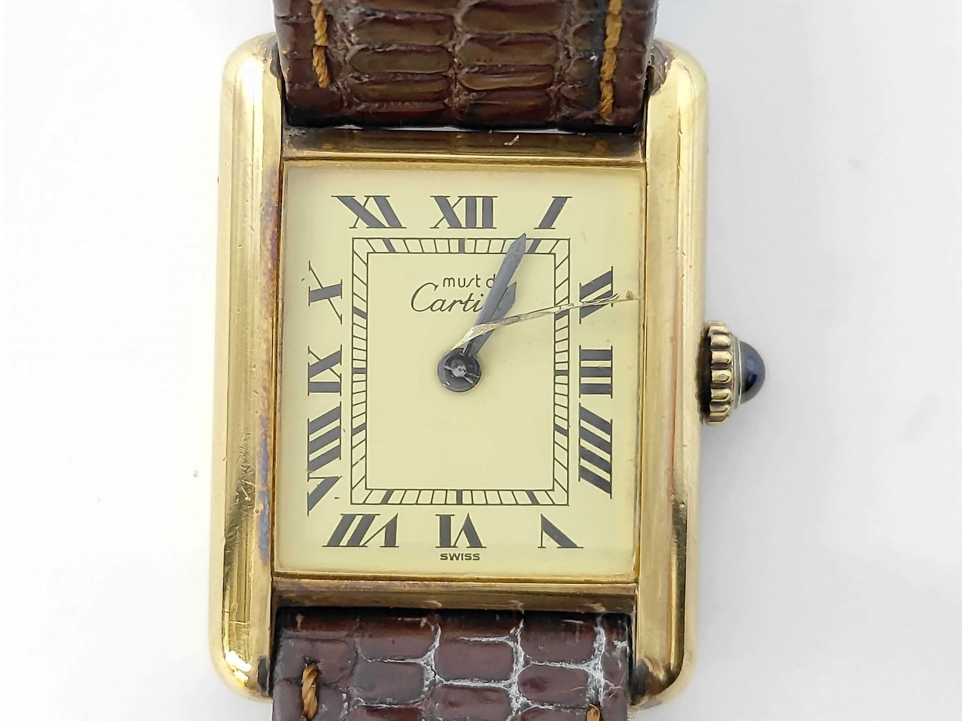 Cartier Must Tank 3073420 Manual Winding Women's Watch