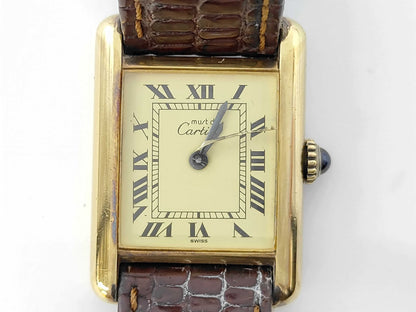 Cartier Must Tank 3073420 Manual Winding Women's Watch