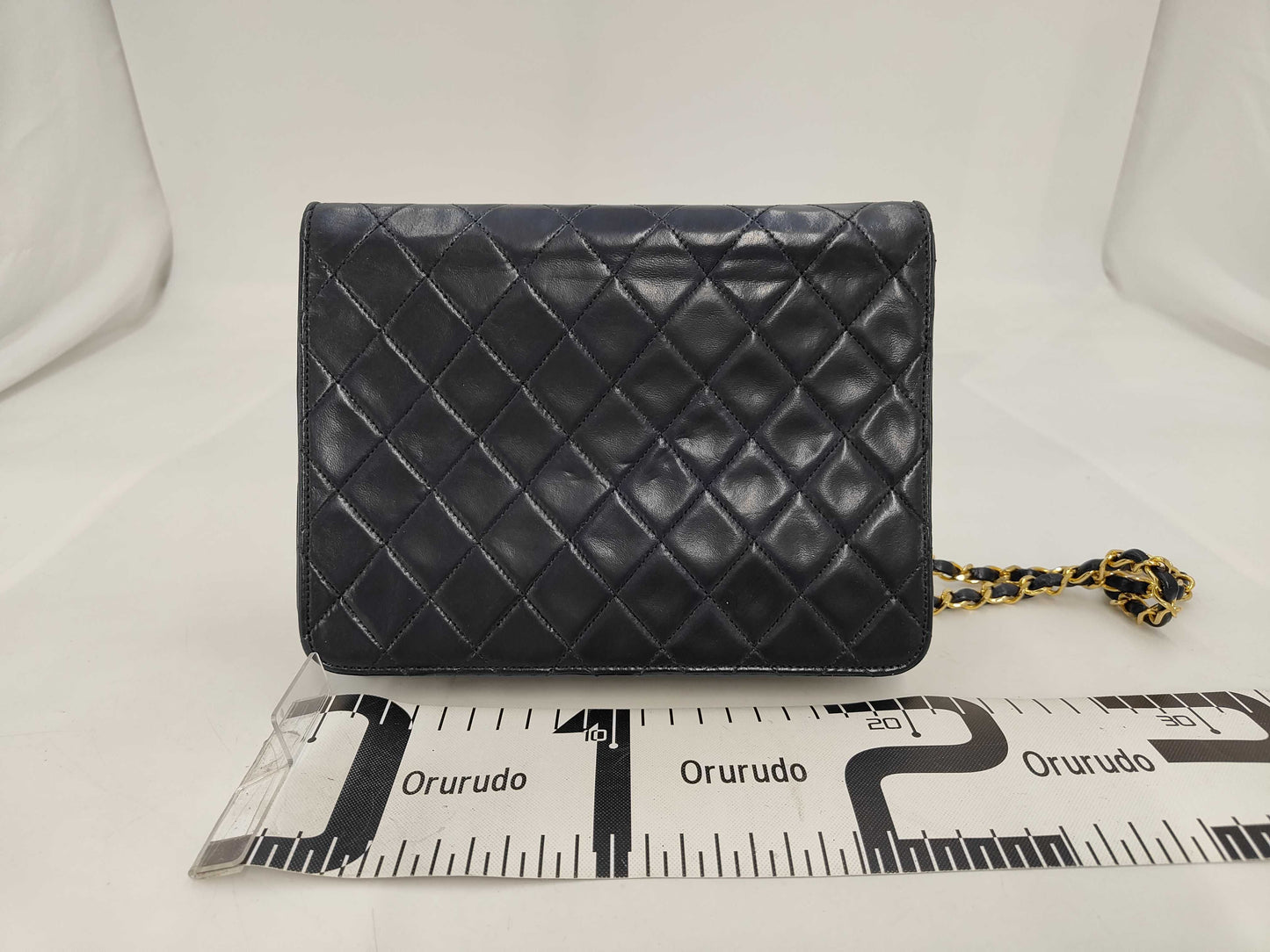 CHANEL CHANEL Matelasse Coco Mark Shoulder Bag Card Navy Shoulder Bag