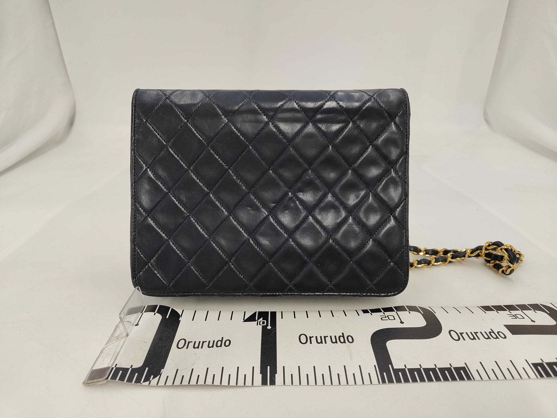 CHANEL CHANEL Matelasse Coco Mark Shoulder Bag Card Navy Shoulder Bag