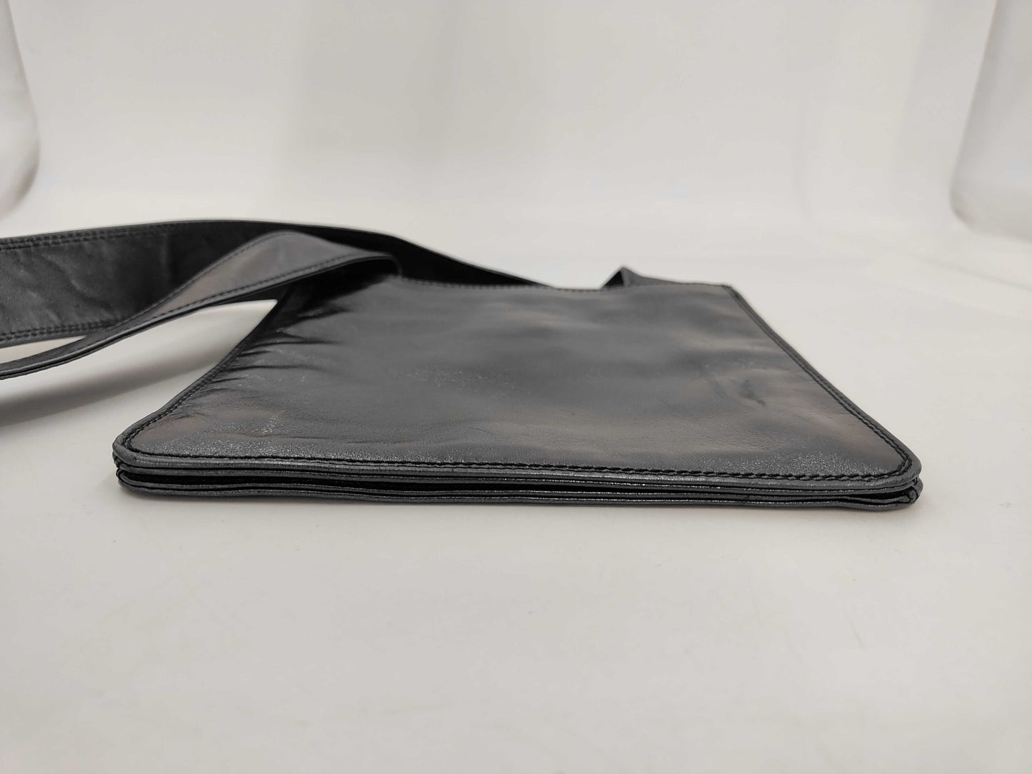 CHANEL CHANEL Logo Leather Shoulder Bag with Seal