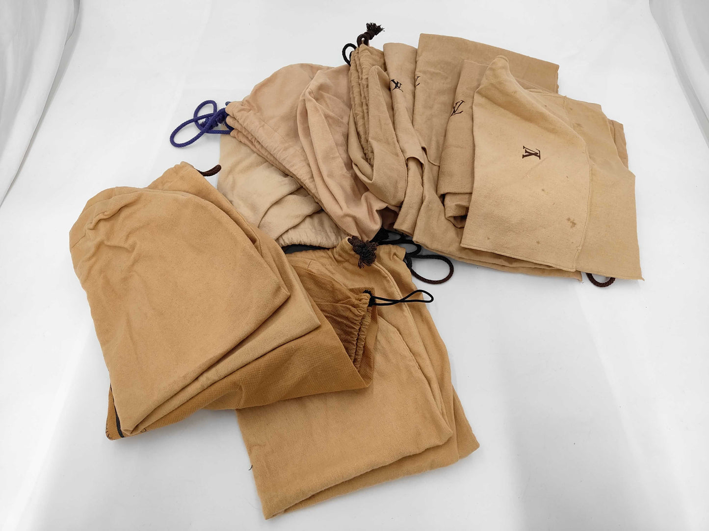 LOUIS VUITTON Felt Drawstring Dust Bags, Set of 10 