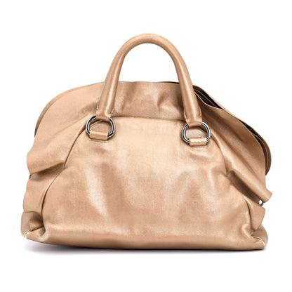 PRADA PRADA Prada Nappa Leather Ruffle Handbag