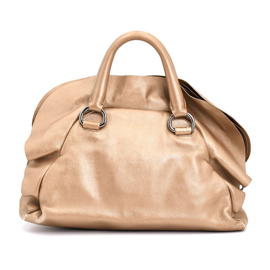 PRADA PRADA Prada Nappa Leather Ruffle Handbag