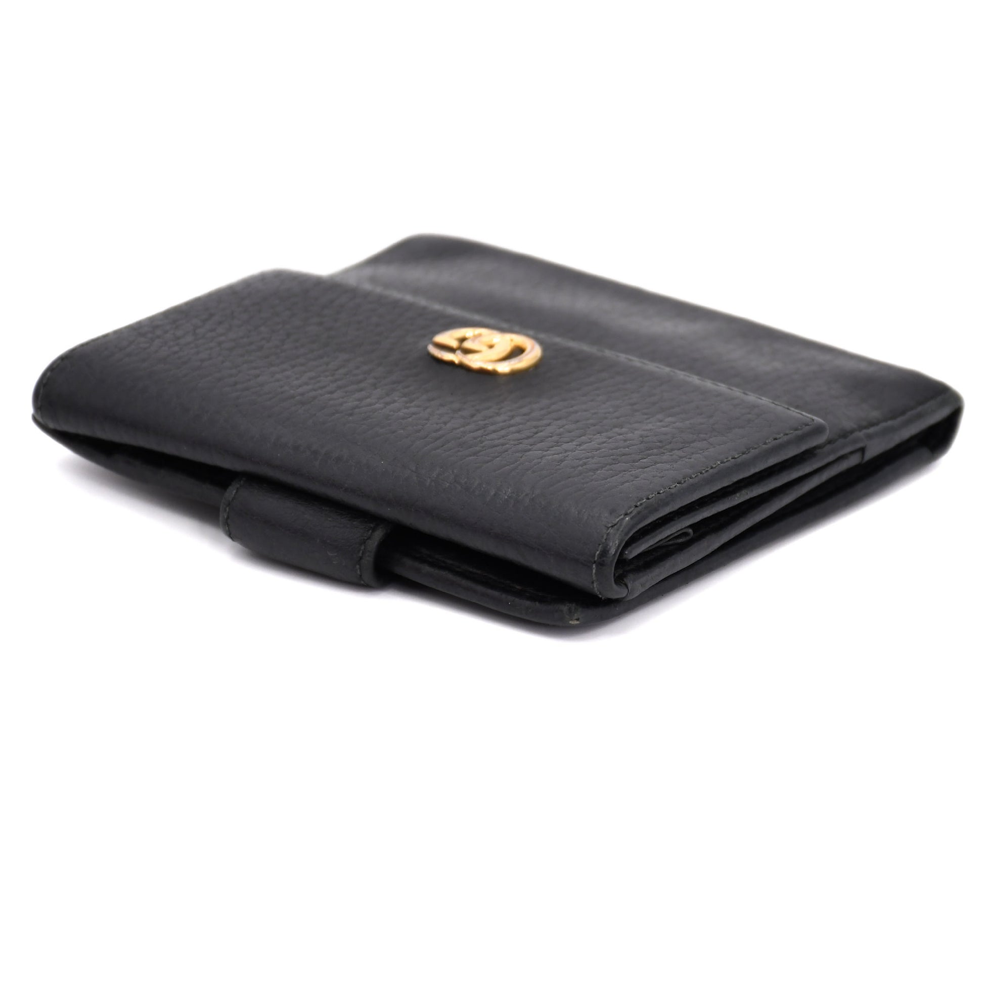 GUCCI GG Marmont Compact Wallet 456122 Double-hook Bifold Wallet