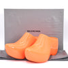 BALENCIAGA Techno Clog Rubber Mule, Size 41, Men's, Orange, Unused, Box and Dust Bag Included.