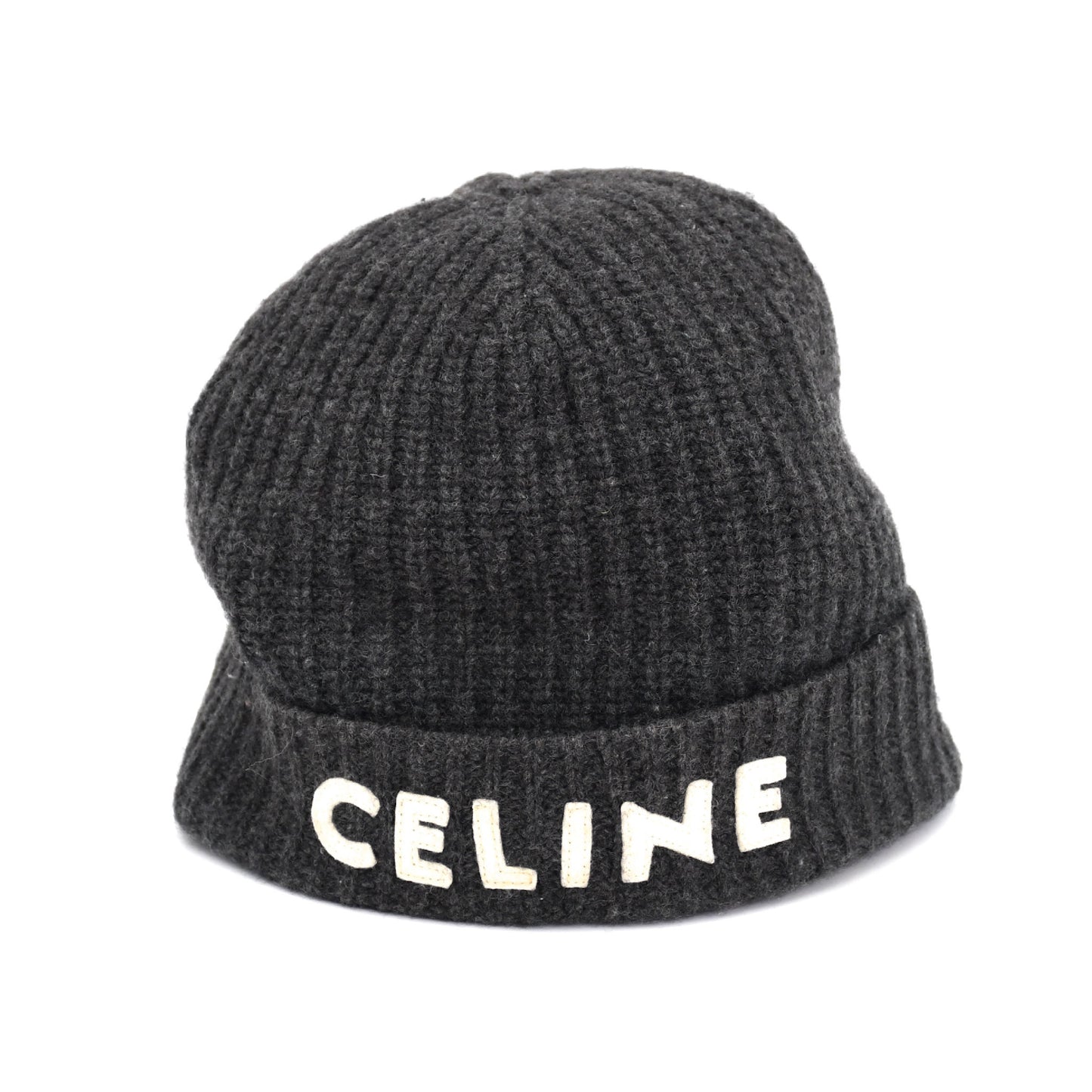 CELINE CELINE Knit hat Cap with logo embroidery Other accessories