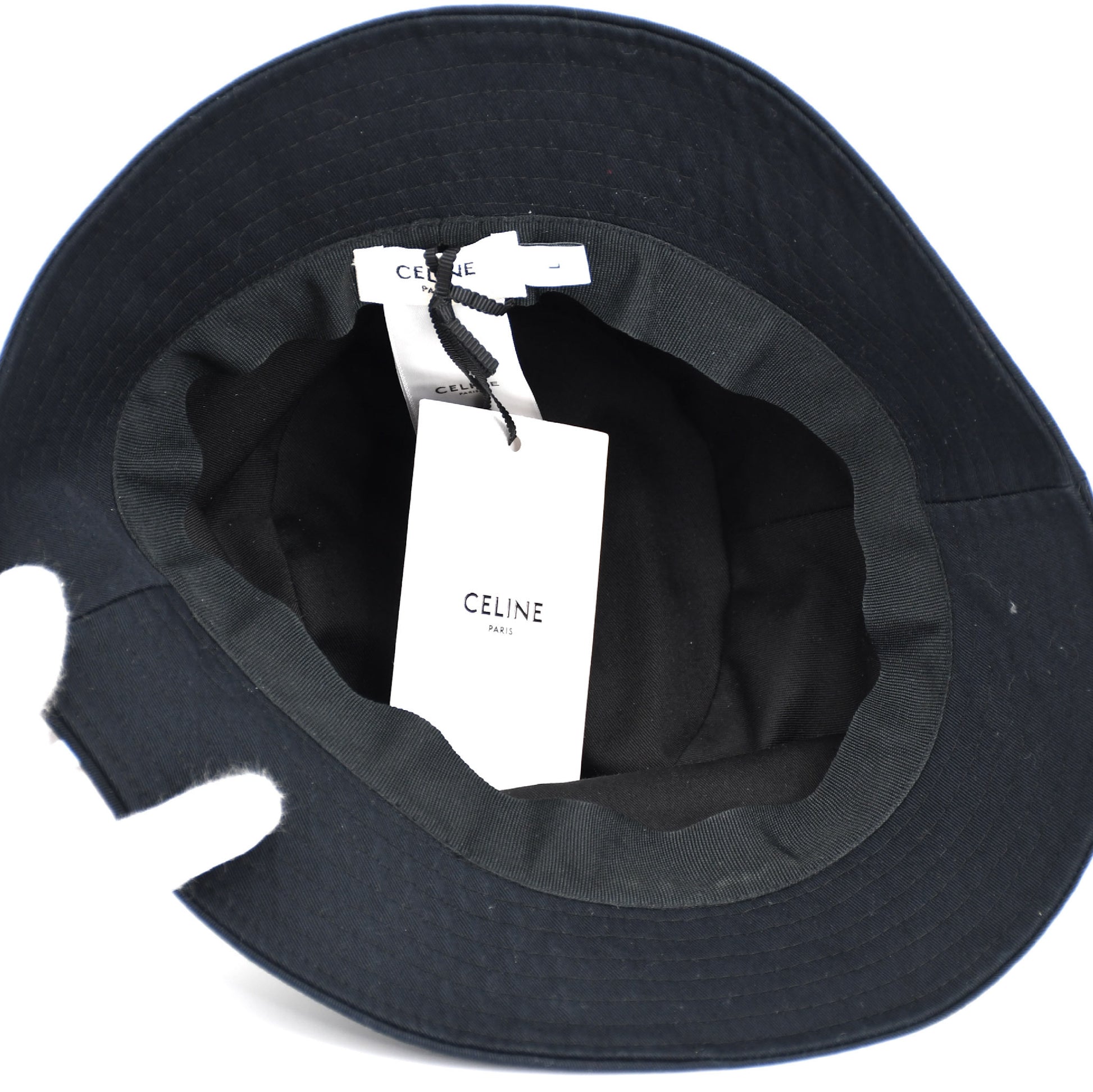 CELINE Logo Bucket Hat 2AU5B968P Size L Other Accessories