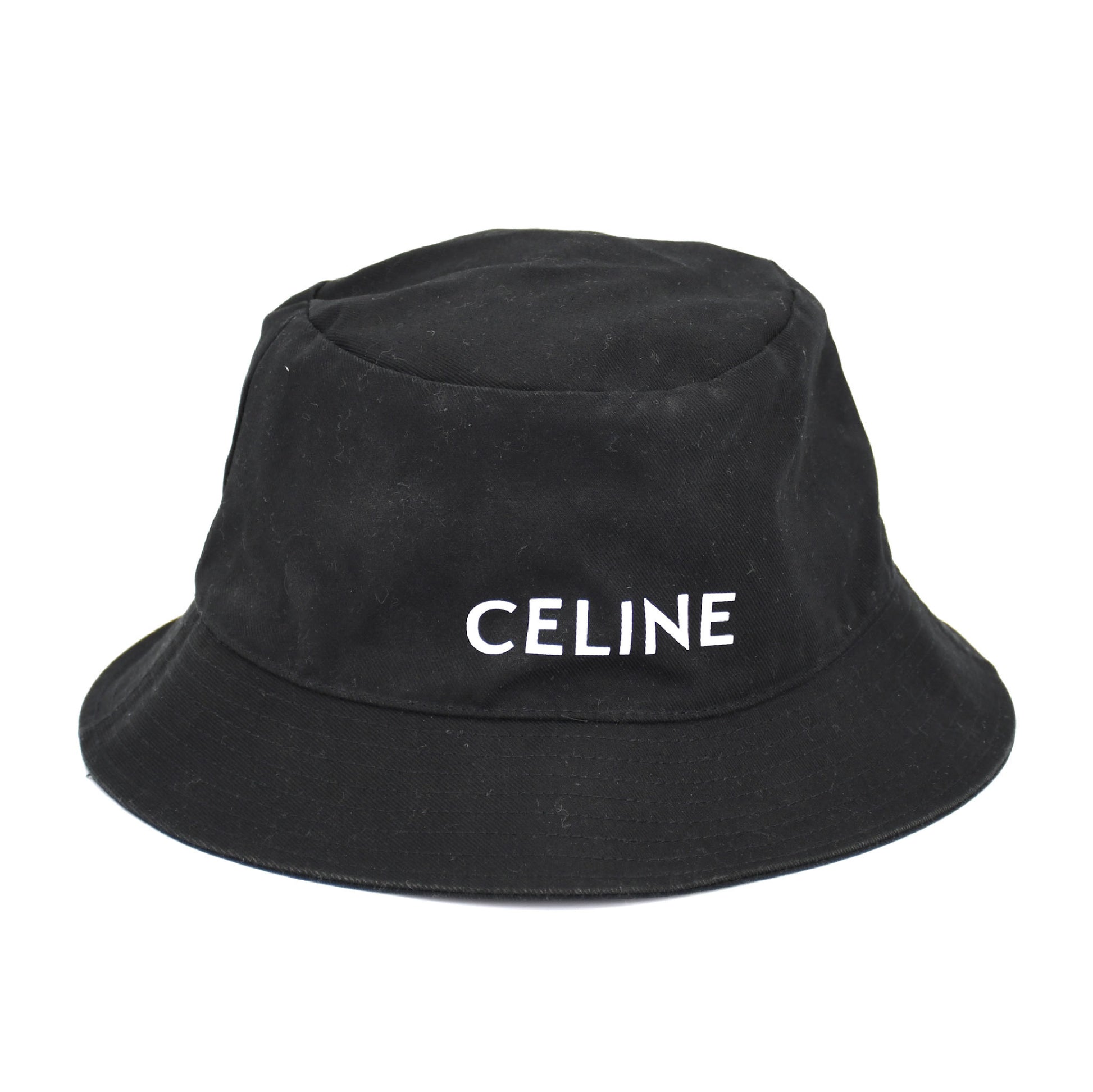 CELINE Logo Bucket Hat 2AU5B968P Size L Other Accessories