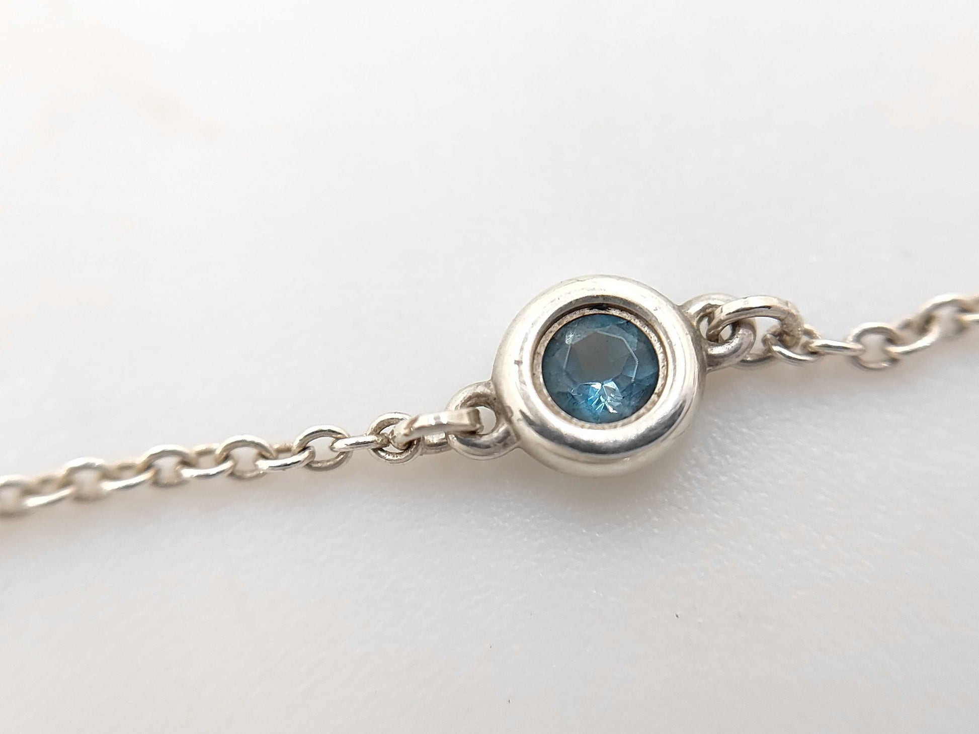 Tiffany & Co. Tiffany By the Yard Aquamarine 925 Bracelet/Bangle