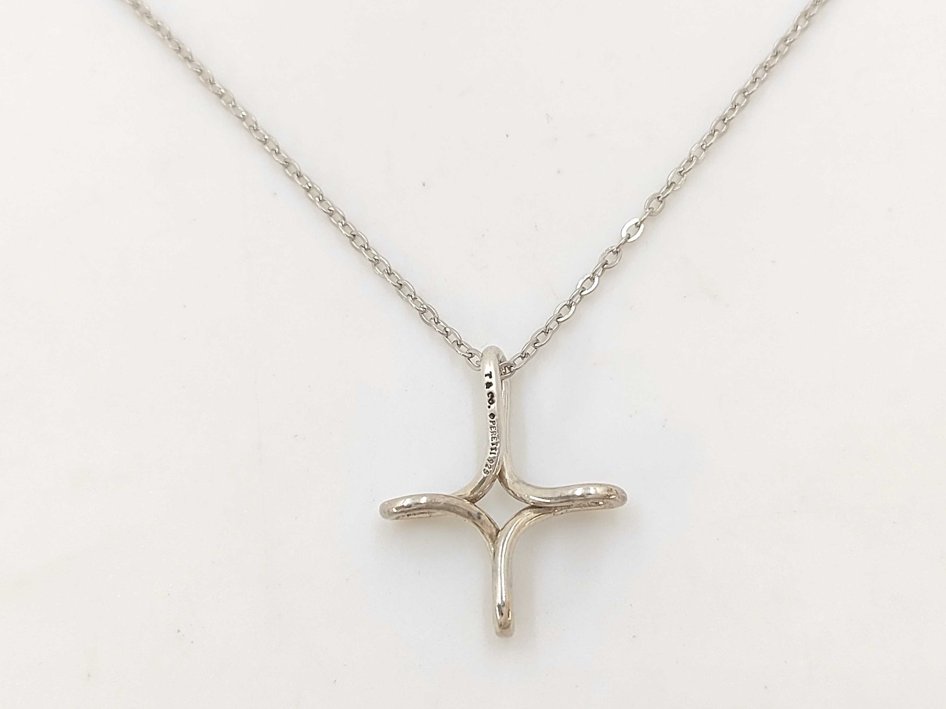 Tiffany & Co. Tiffany Infinity Cross 925 Necklace