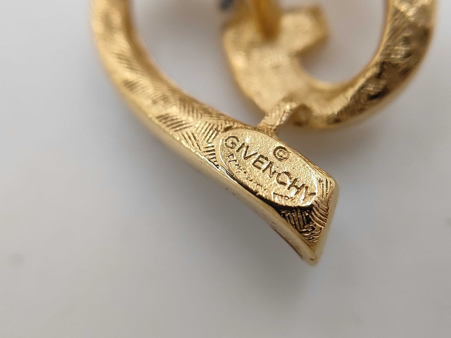 GIVENCHY Gold Rhinestone Necklace