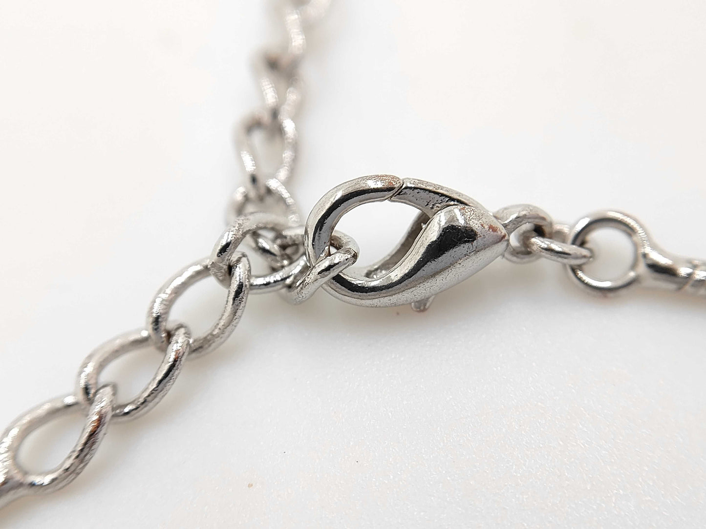 Dior Christian Dior Silver D Logo Necklace