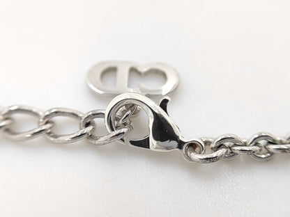 Dior Christian Dior Silver DIOR Logo Necklace