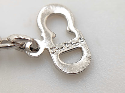 Dior Christian Dior Silver CD Logo Necklace