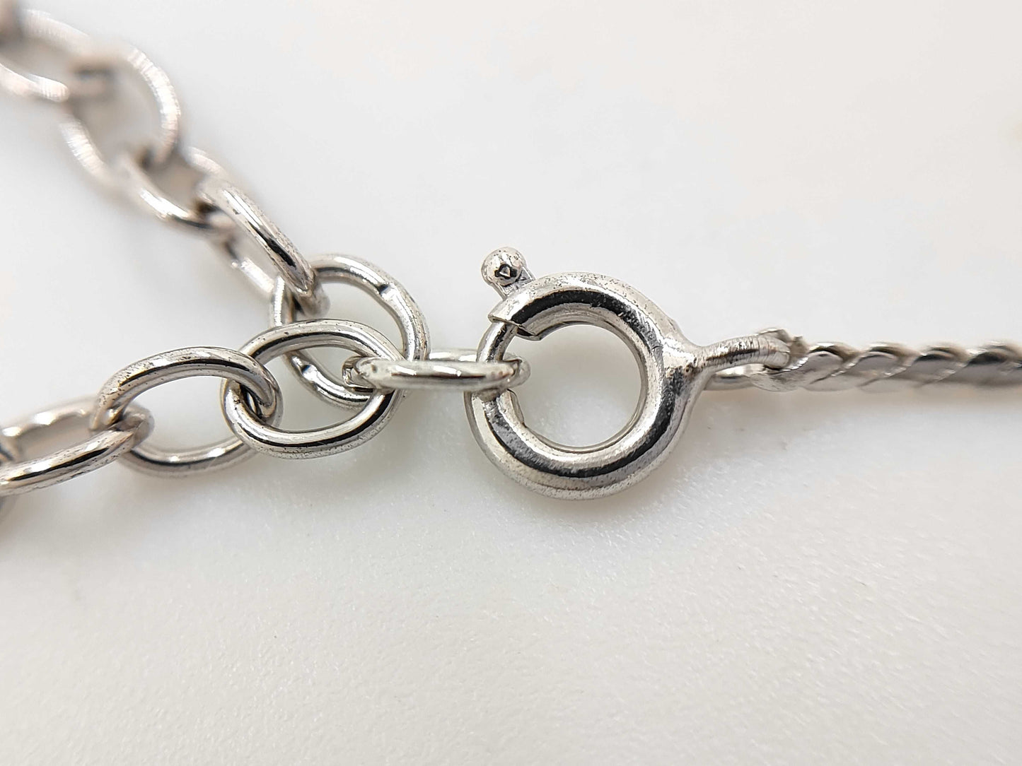 Dior Christian Dior Silver CD Logo Necklace